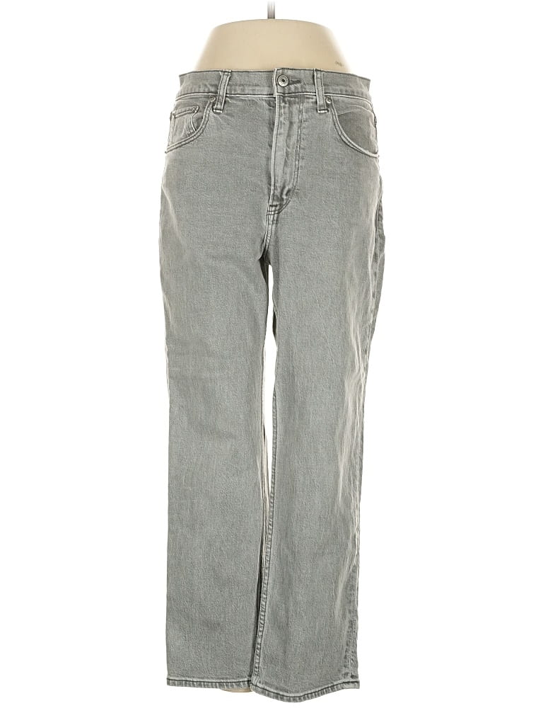 Pre-owned Abercrombie & Fitch Jeans In Gray