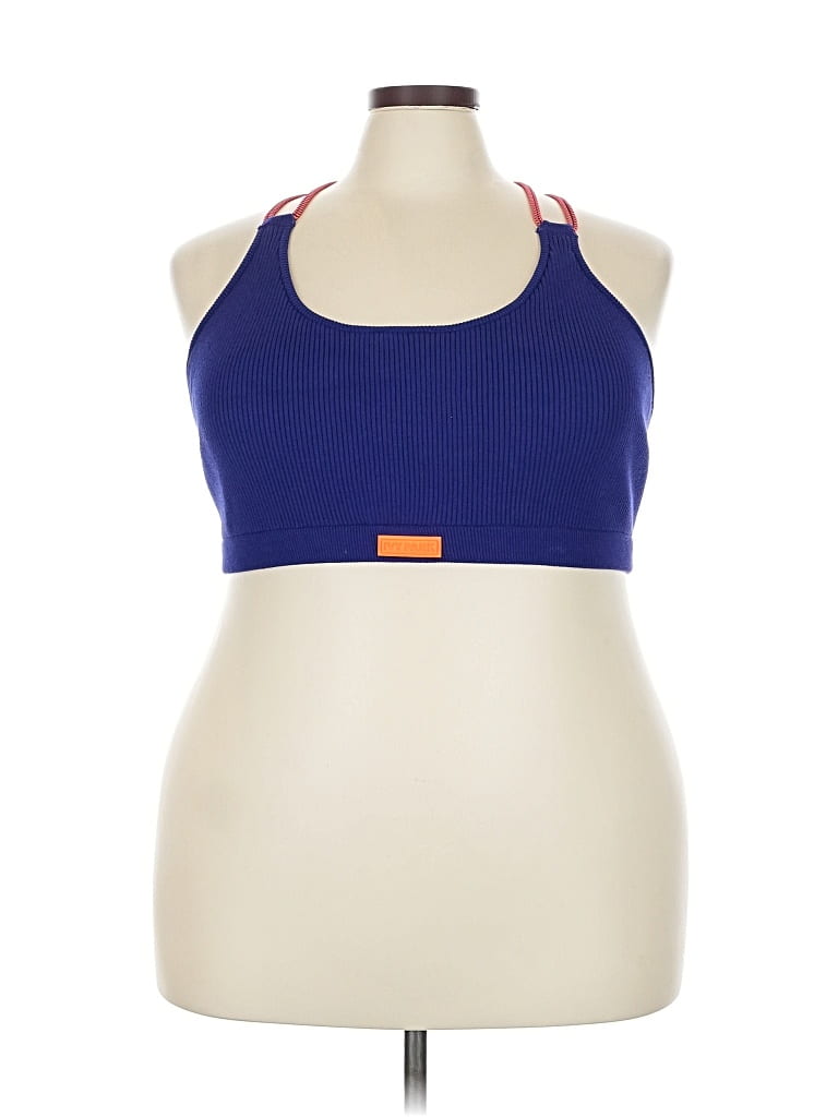 Adidas Originals Tank Top Blue Halter Neckline Tops