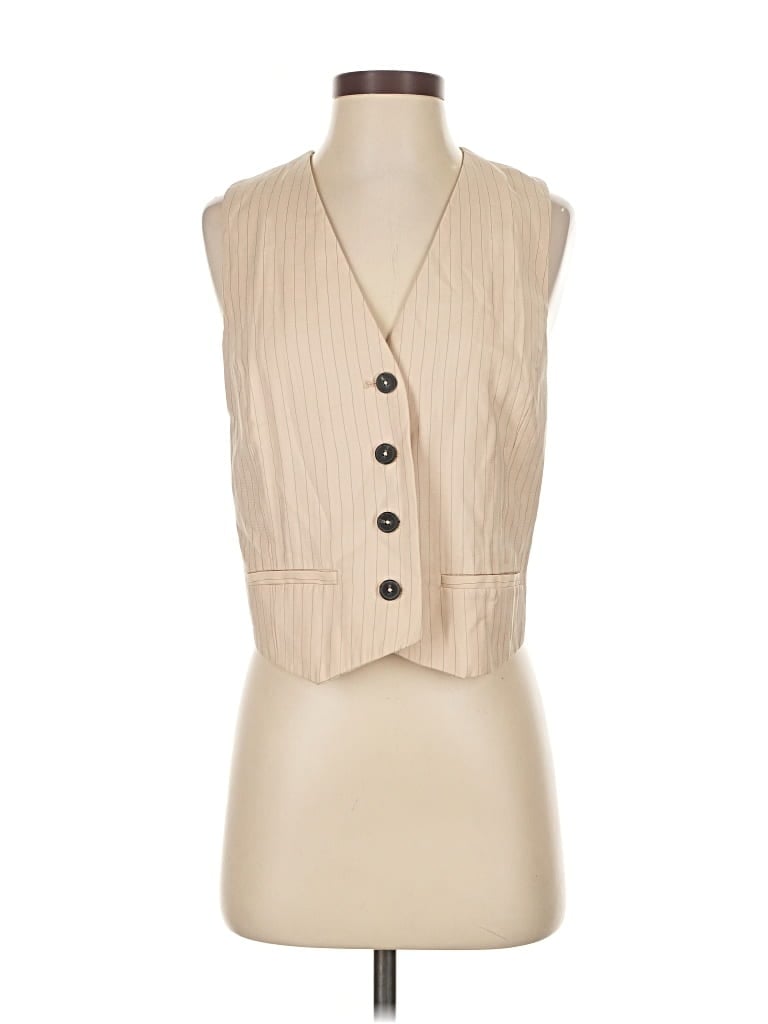 Pre-owned Mng Vest In Brown