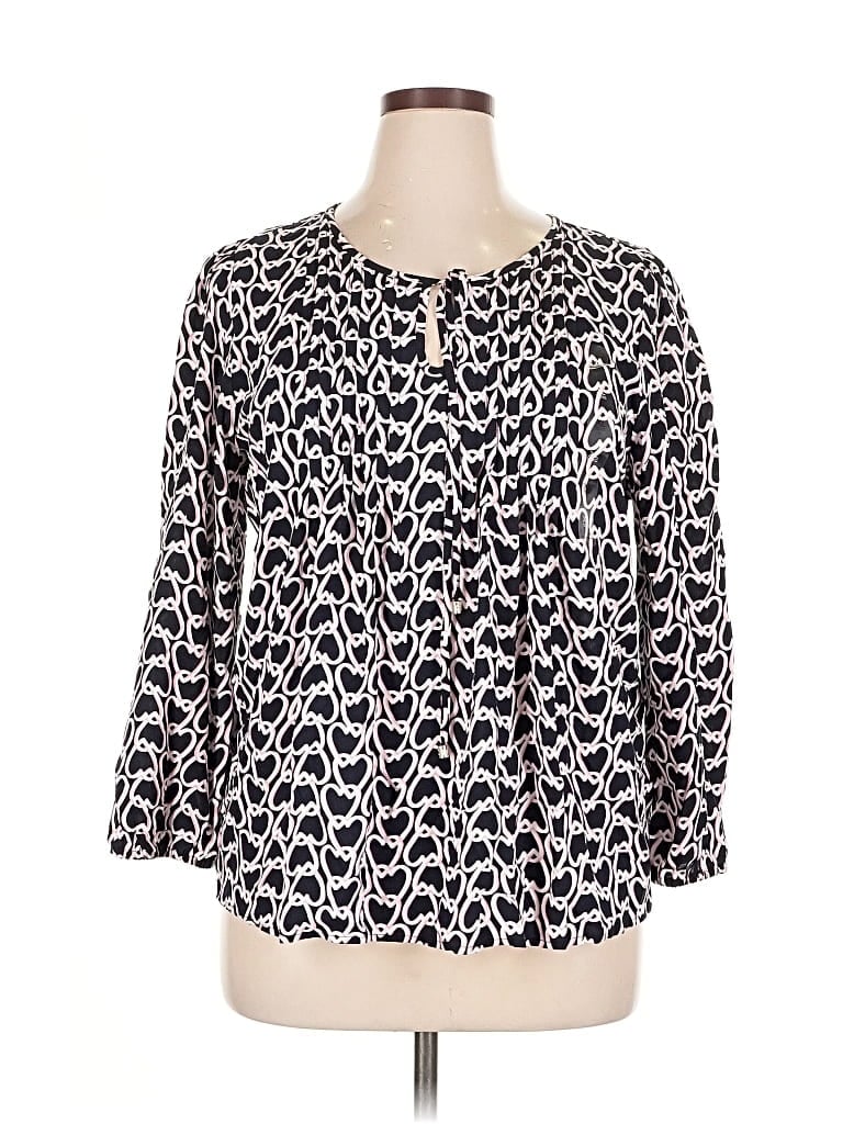 Pre-owned Tommy Hilfiger 3/4 Sleeve Blouse In White