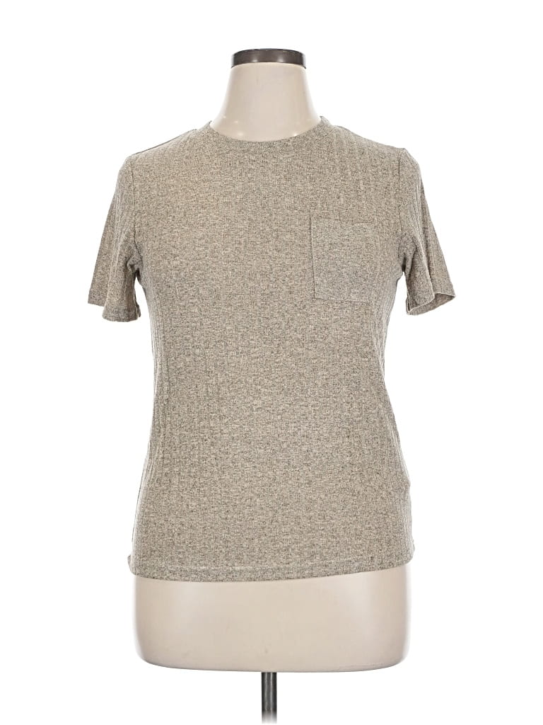 Pre-owned Unbranded Short Sleeve T-shirt In Brown