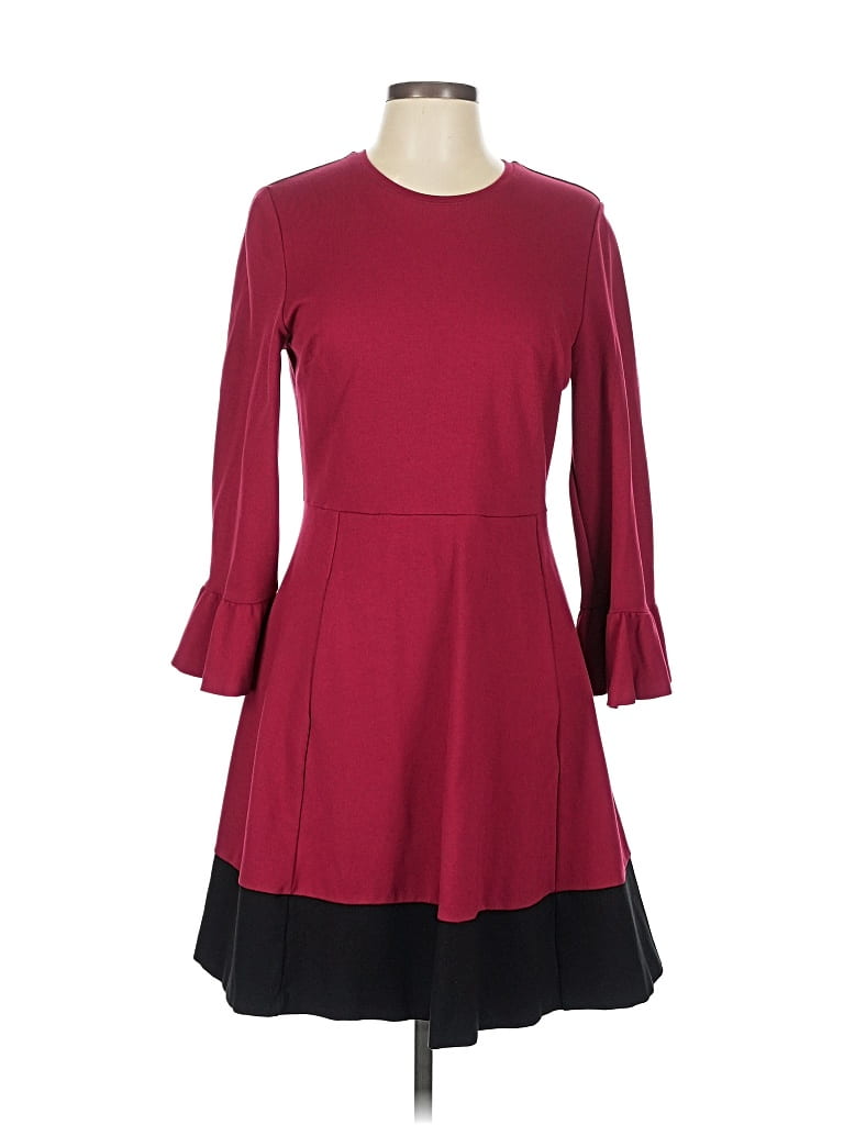 Pre-owned Kate Spade New York Casual Dress In Burgundy