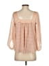 Meadow Rue Tan 3/4 Sleeve Blouse Size S - photo 2
