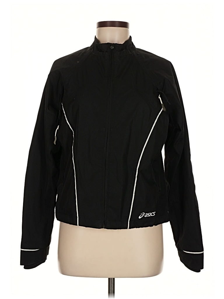 Pre-owned Asics Jacket In Black