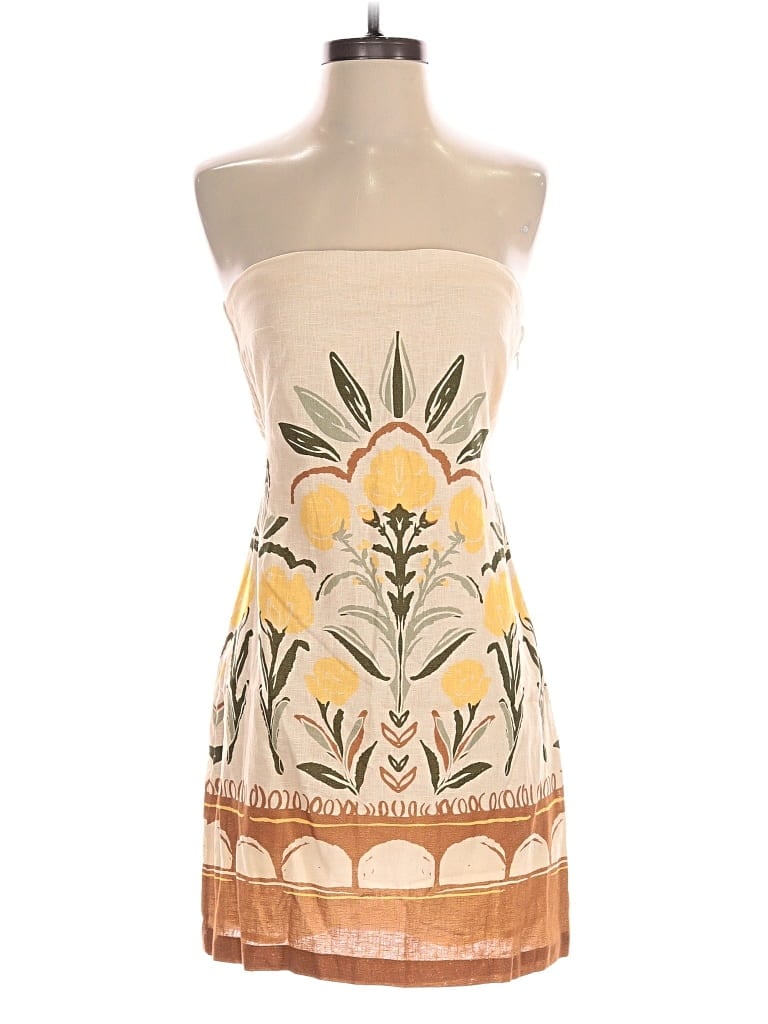 Pre-owned Abercrombie & Fitch Cocktail Dress In White