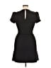 Milly Solid Black Casual Dress Size 10 - photo 2