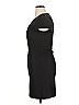 Milly Solid Black Casual Dress Size 10 - photo 5