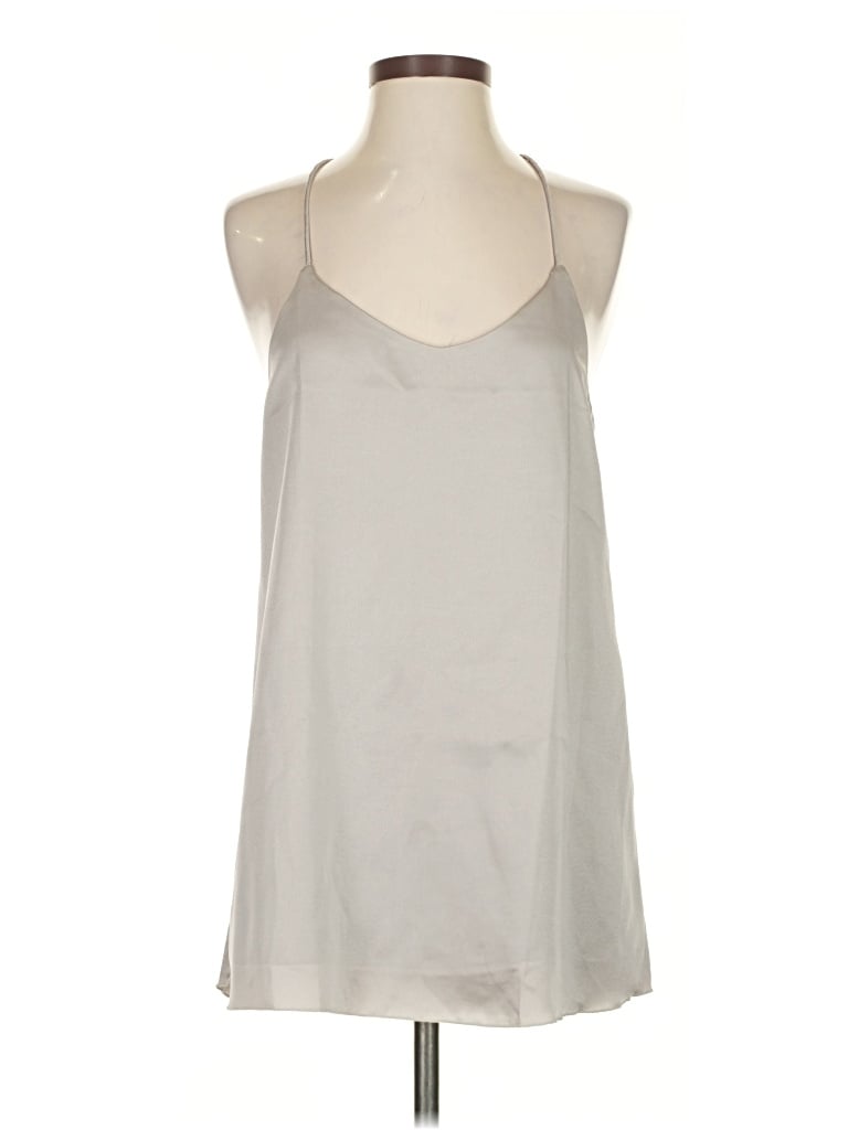 Pre-owned Assorted Brands Sleeveless Blouse In Silver