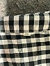 Unbranded Checkered-gingham Black 3/4 Sleeve Blouse Size 3X - photo 7
