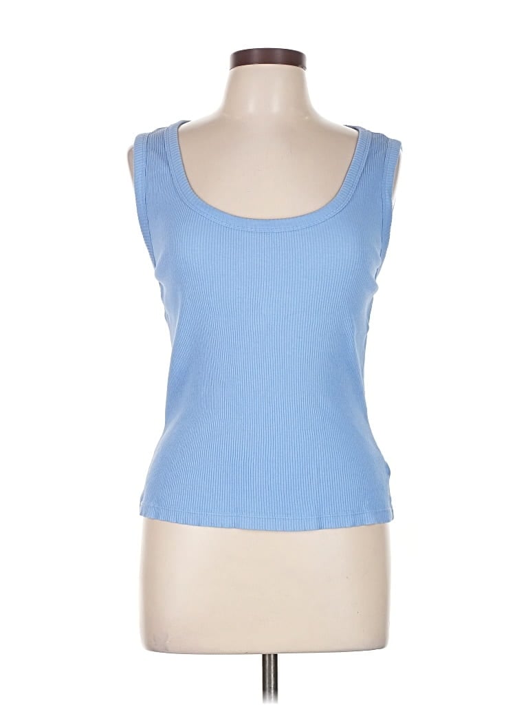 Pre-owned Gap Tank Top Blue Sweetheart Neckline Tops
