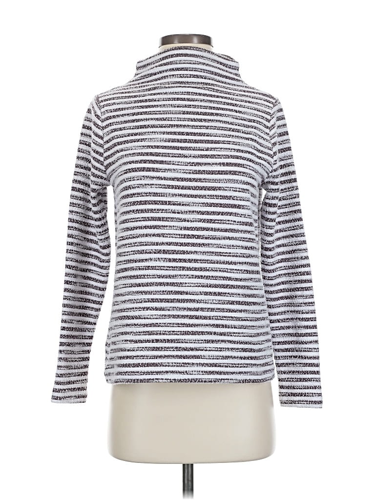 Pre-owned Ann Taylor Turtleneck Sweater In Silver