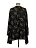 Audrey 3+1 100% Rayon Black 3/4 Sleeve Blouse Size S - photo 2
