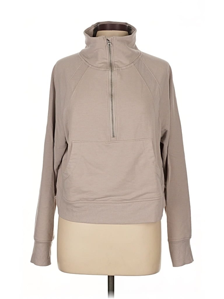 Pre-owned Danskin Turtleneck Sweater In Brown