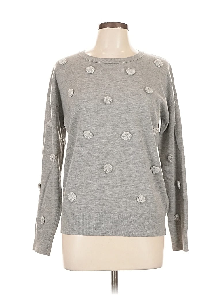 Pre-owned Banana Republic Pullover Sweater In Silver