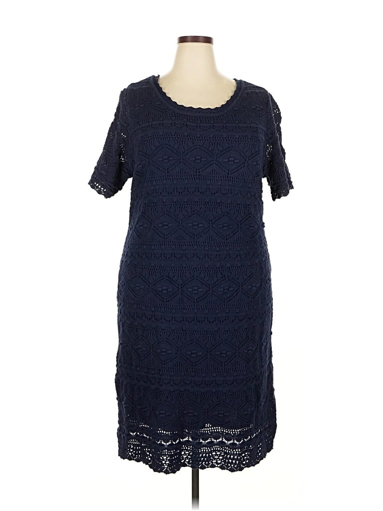 Pre-owned Jessica London Casual Dress In Blue