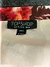 Topshop 100% Polyester Print Red Formal Skirt Size 6 - photo 3
