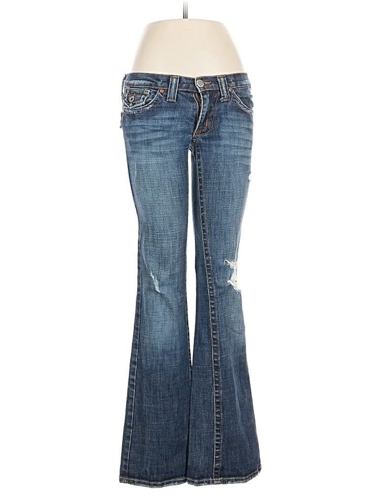 Pre-owned 7 For All Mankind Jeans In Blue