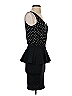 Necessary Objects Polka Dots Black Cocktail Dress Size S - photo 4