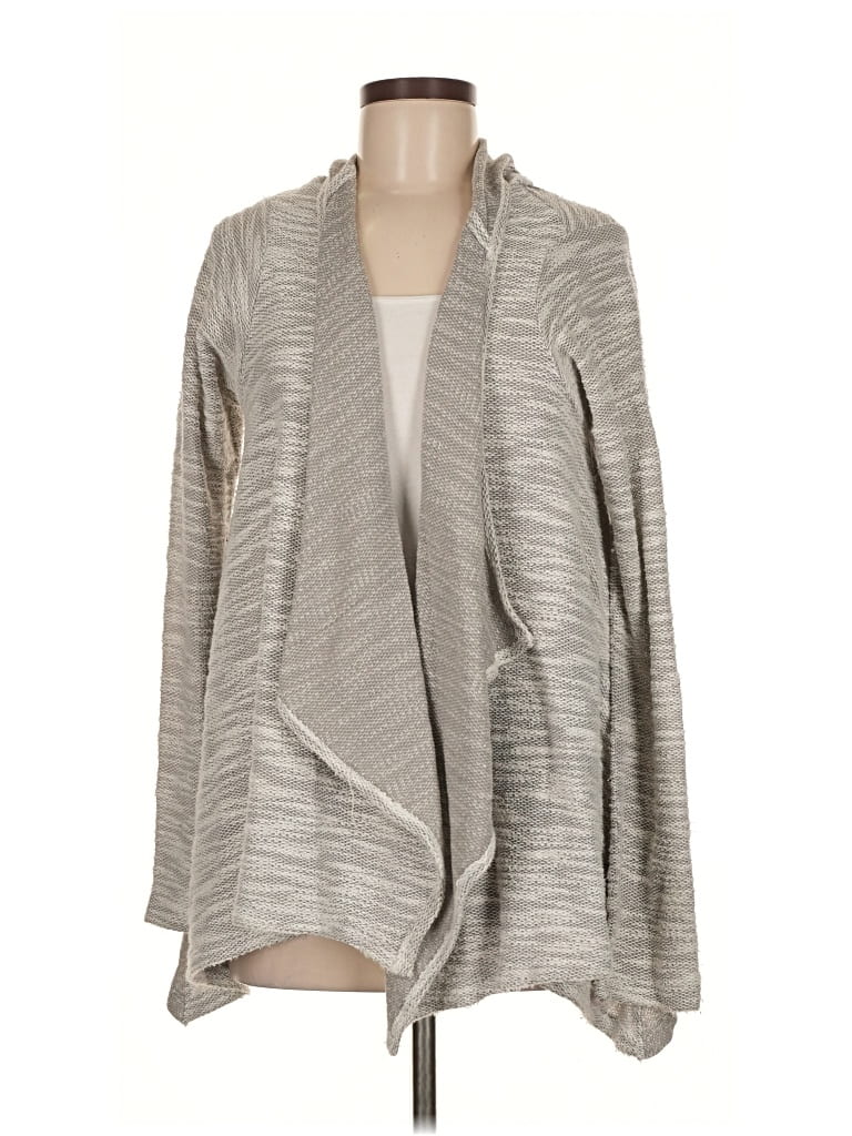 Pre-owned Hollister Cardigan Sweater In Gray