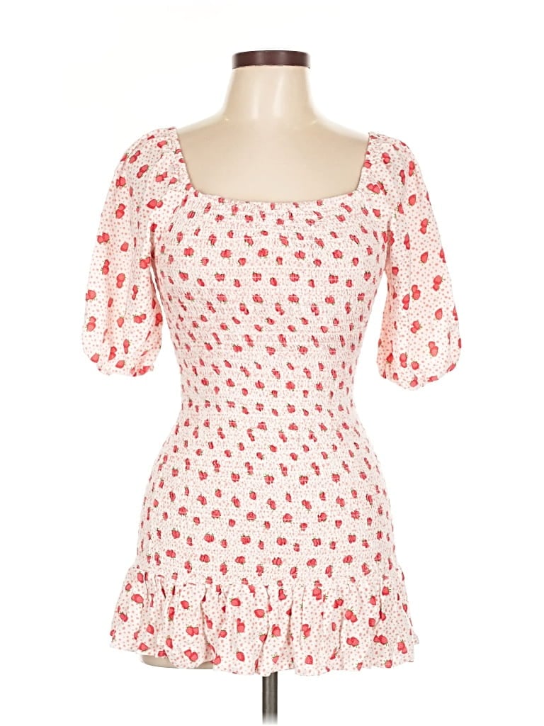 Pre-owned Jessica Simpson Casual Dress In White