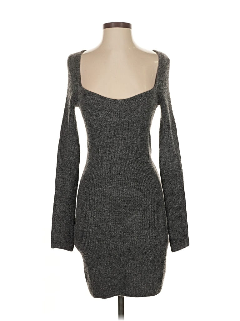Pre-owned H&m Casual Dress In Gray