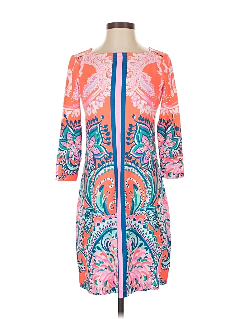 Pre-owned Lilly Pulitzer Casual Dress In Orange