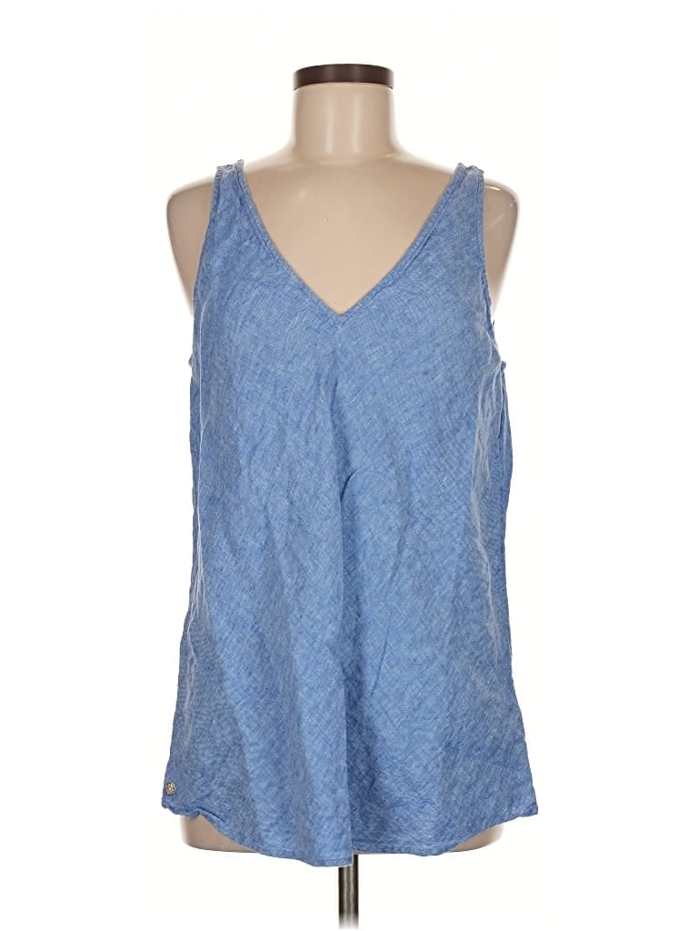 Pre-owned Lilly Pulitzer Sleeveless Blouse In Blue