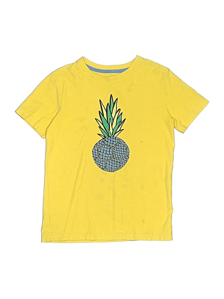 Pre-owned Tea Kids' Short Sleeve T-shirt In Yellow