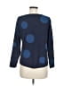 Chico's Polka Dots Blue Pullover Sweater Size Med (1) - photo 2