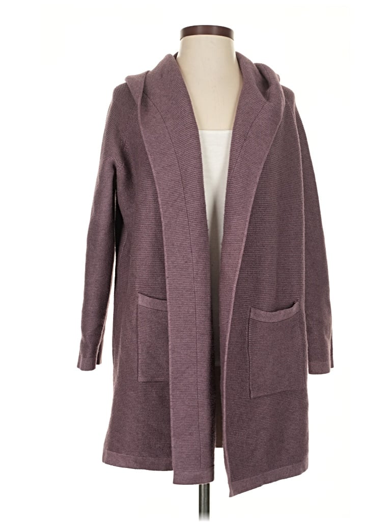 Pre-owned Assorted Brands Cardigan Sweater In Purple