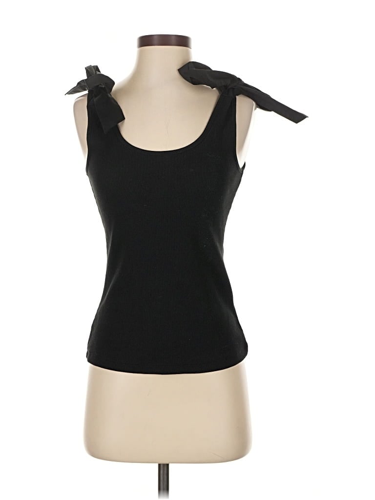 Pre-owned French Connection Sleeveless Top Black Sweetheart Neckline Tops