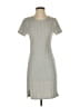 Entro Solid Gray Casual Dress Size S - photo 1