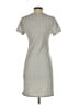 Entro Solid Gray Casual Dress Size S - photo 2