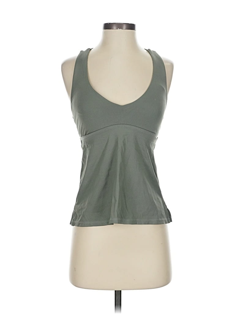 Pre-owned Carve Designs Tank Top Gray Halter Neckline Tops