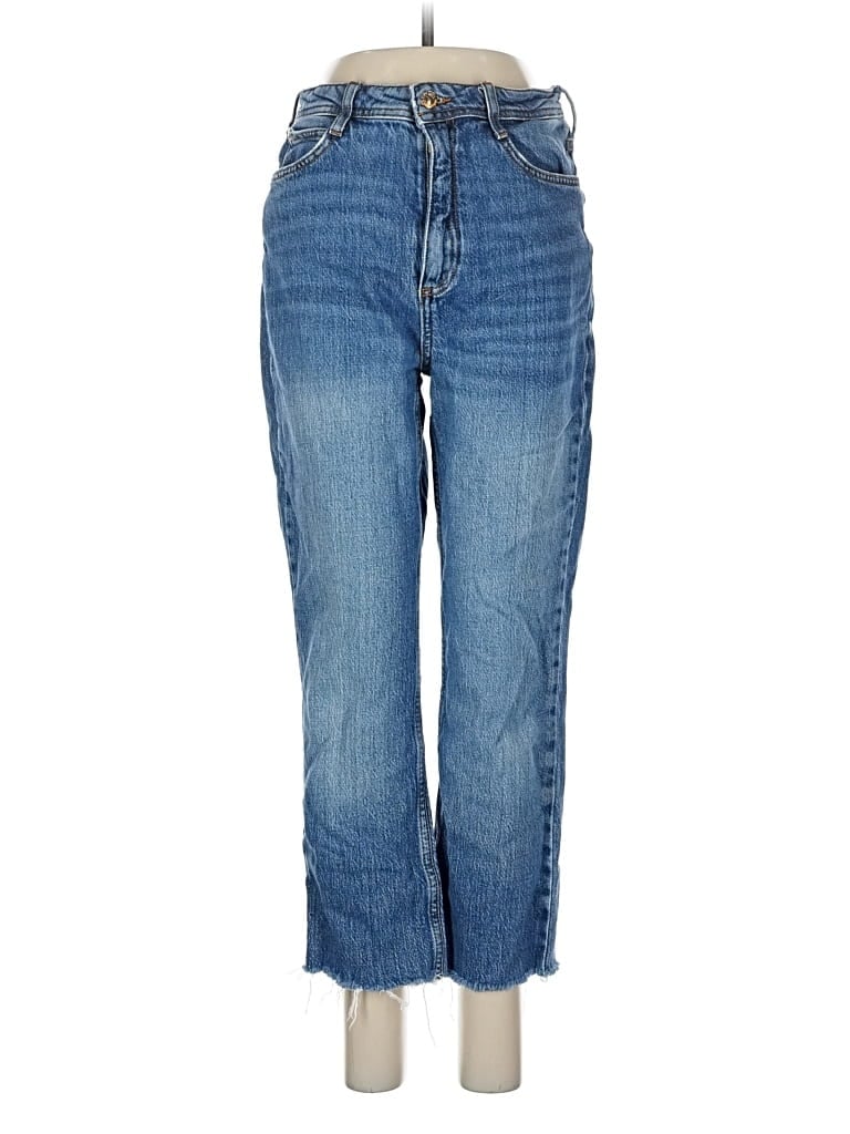 Pre-owned Zara Jeans In Blue