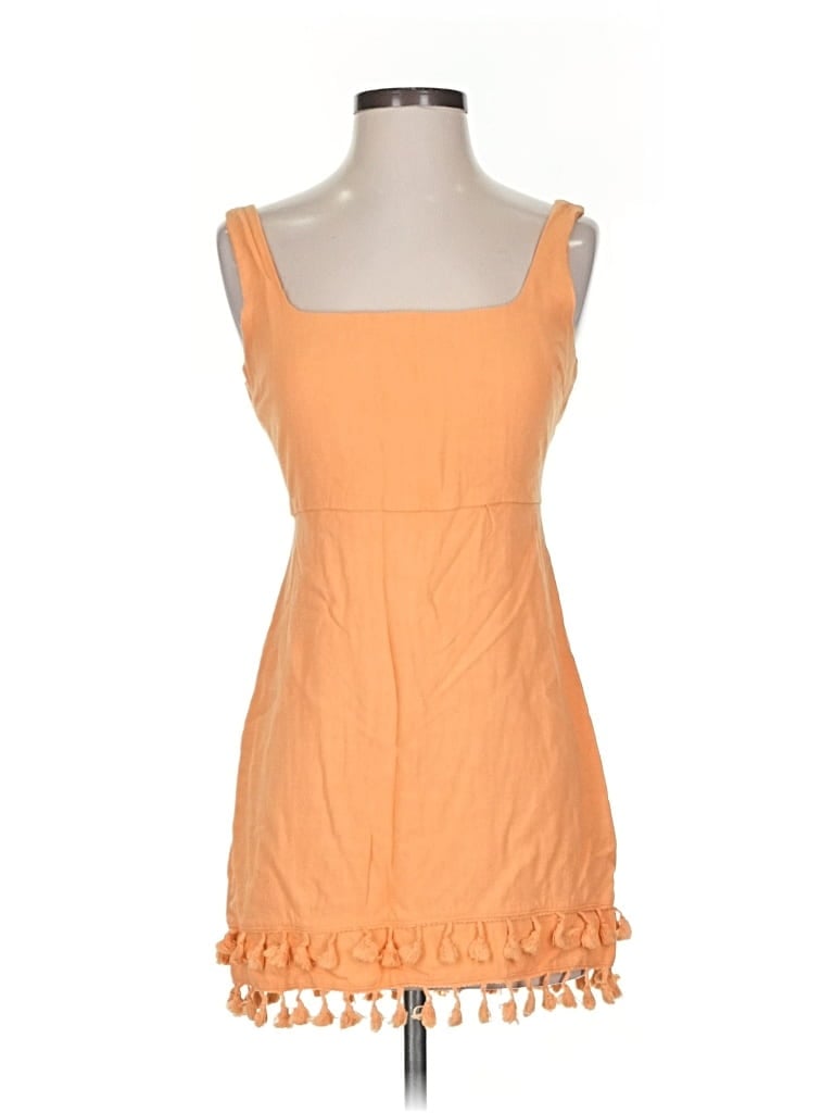 Pre-owned Lulus Casual Dress In Orange