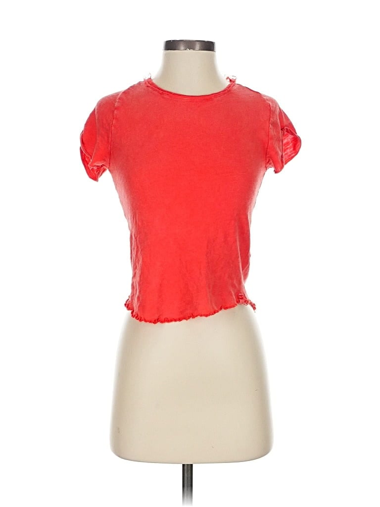 Pre-owned We The Free Short Sleeve T-shirt In Red