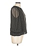 Mango Black 3/4 Sleeve Top Size L - photo 4