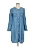 Neiman Marcus 100% Lyocell Blue Casual Dress Size 8 - photo 1