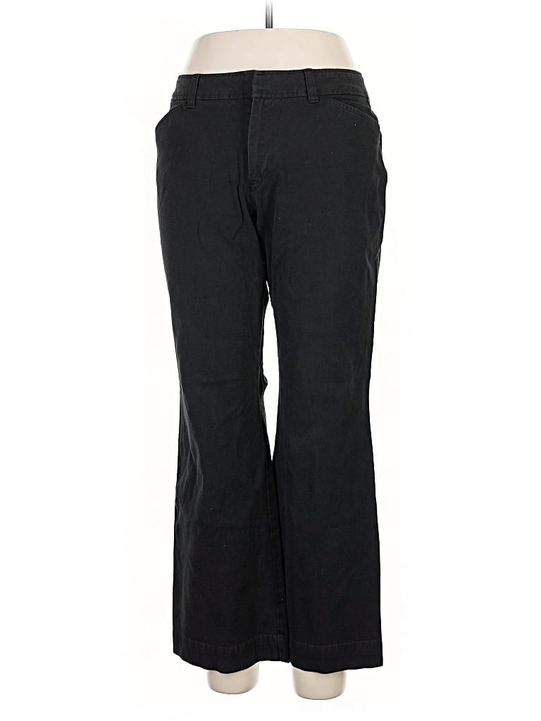 Pre-owned Eddie Bauer Dress Pants In Black
