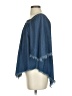 NSF 100% Cotton Blue 3/4 Sleeve Blouse Size P (petite) - photo 5