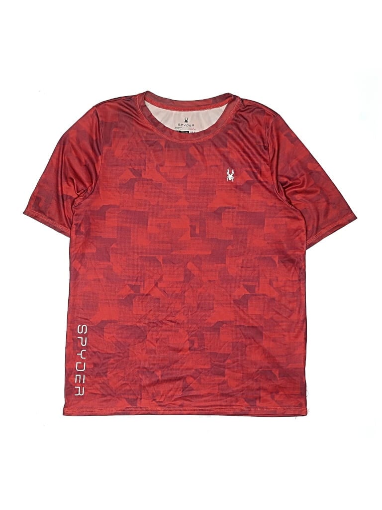 Pre-owned Spyder Kids' Rash Guard In Red