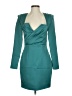Miss Circle Teal Cocktail Dress Size S - photo 1