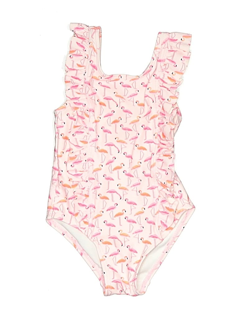 Pre-owned Little Me Kids' One Piece Swimsuit In Pink