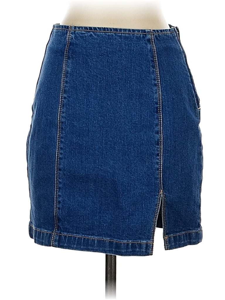 Pre-owned Pacsun Denim Skirt In Blue