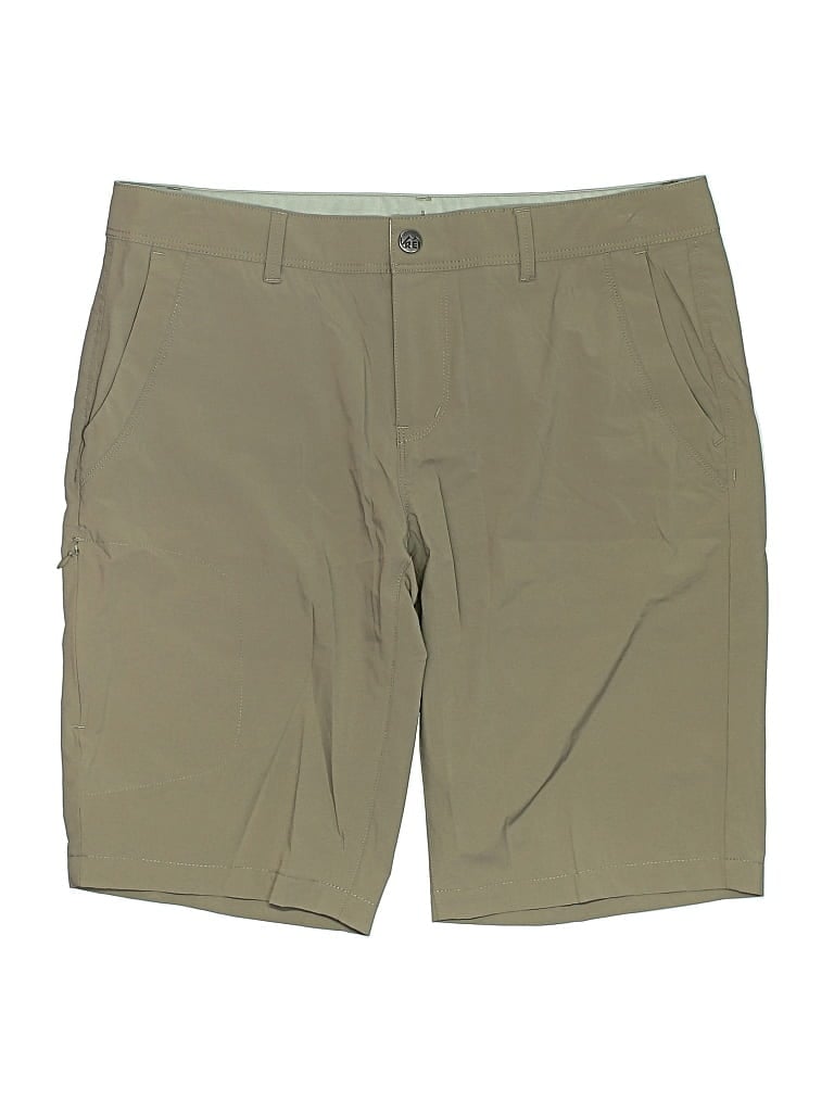 Pre-owned Rei Khaki Shorts In Brown