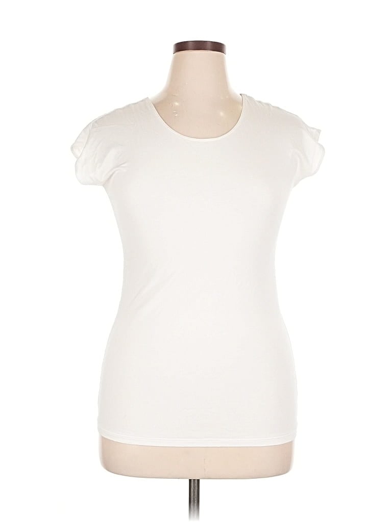 Pre-owned Downeast Sleeveless T-shirt In White
