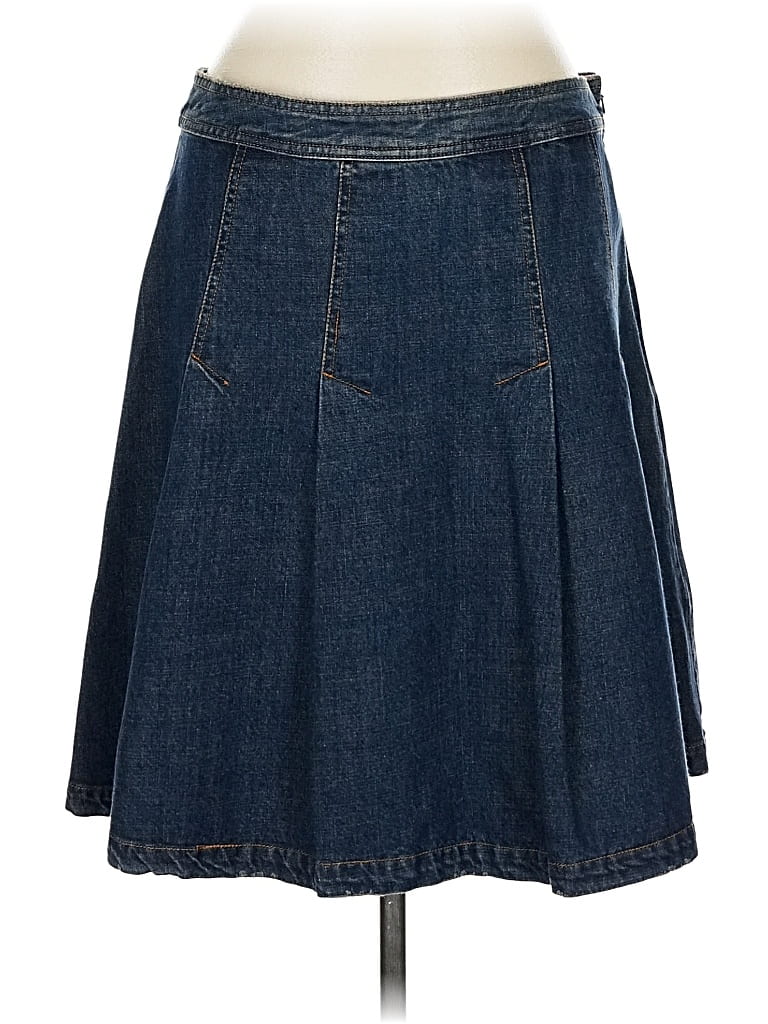 Pre-owned Isaac Mizrahi For Target Denim Skirt In Blue