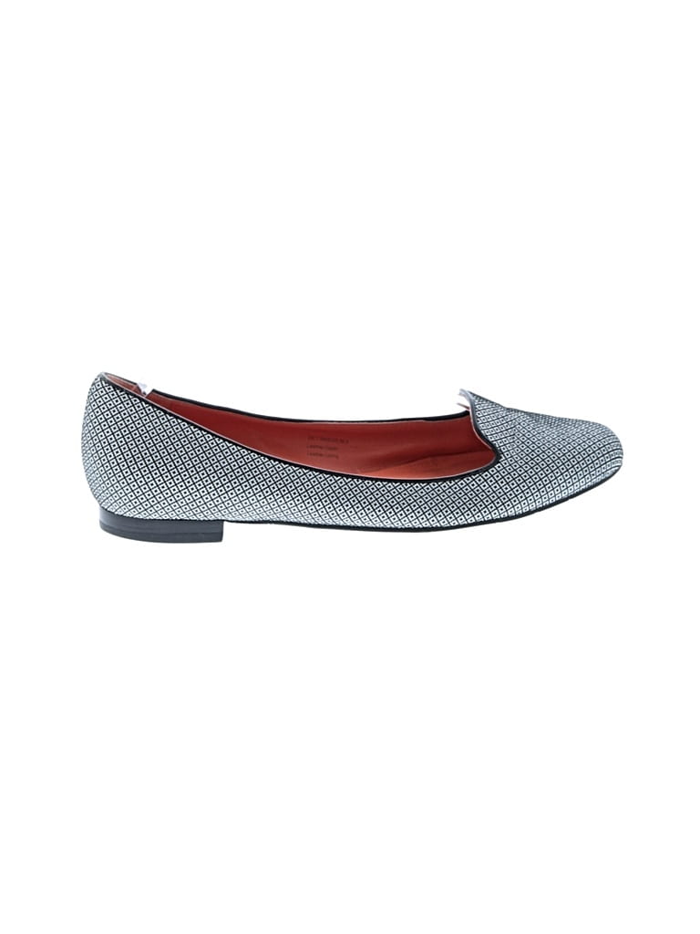 Pre-owned Via Spiga Flats In Gray
