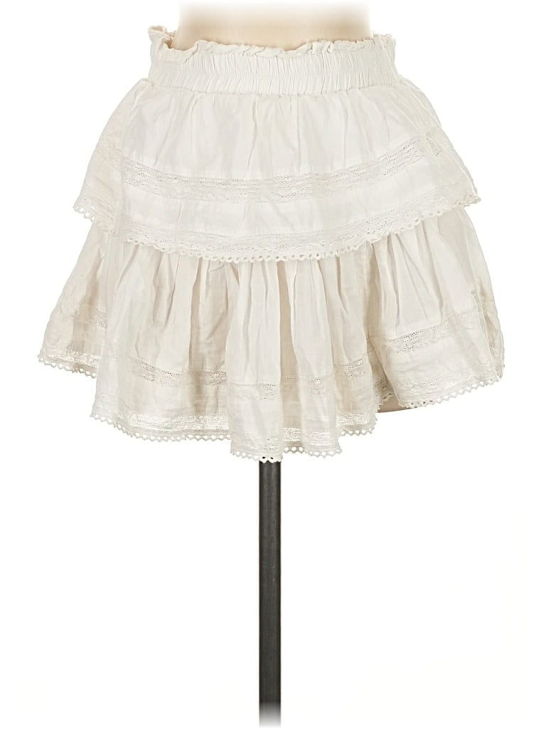 Pre-owned Loveshackfancy Casual Skirt In White